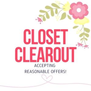 Closet clear out! Send some offers in!